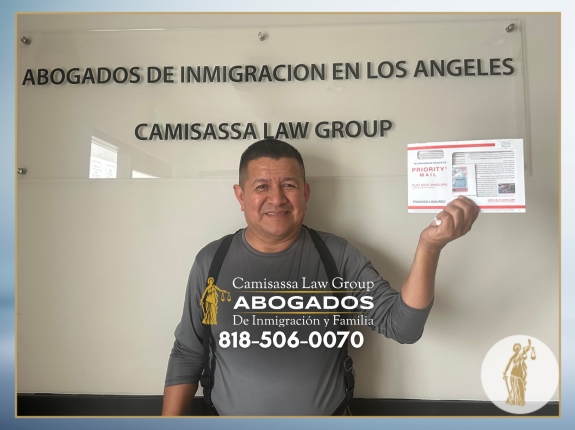 Testimonio inspirador de nuestro cliente tras lograr su estatus legal en Estados Unidos